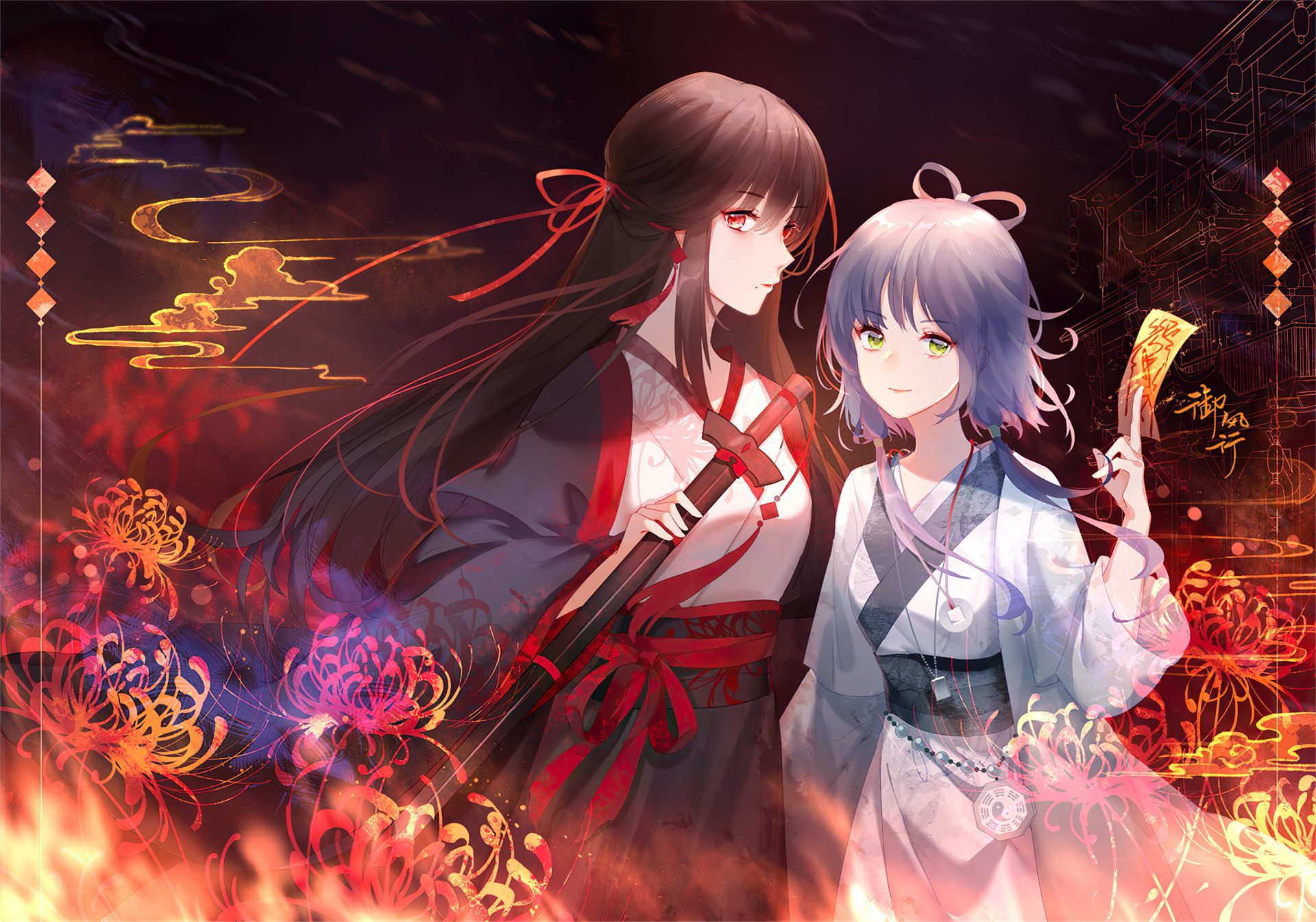 Download Yuezheng Ling Luo Tianyi Anime Vocaloid HD Wallpaper by 詩驯