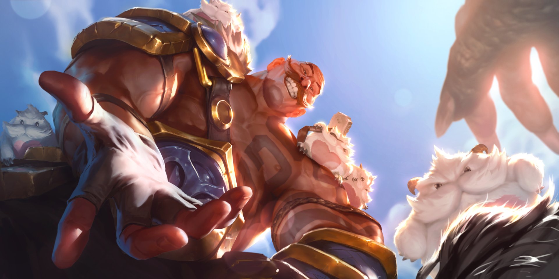 Download Braum (League Of Legends) Video Game Legends Of Runeterra HD Wallpaper by Gerald Parel