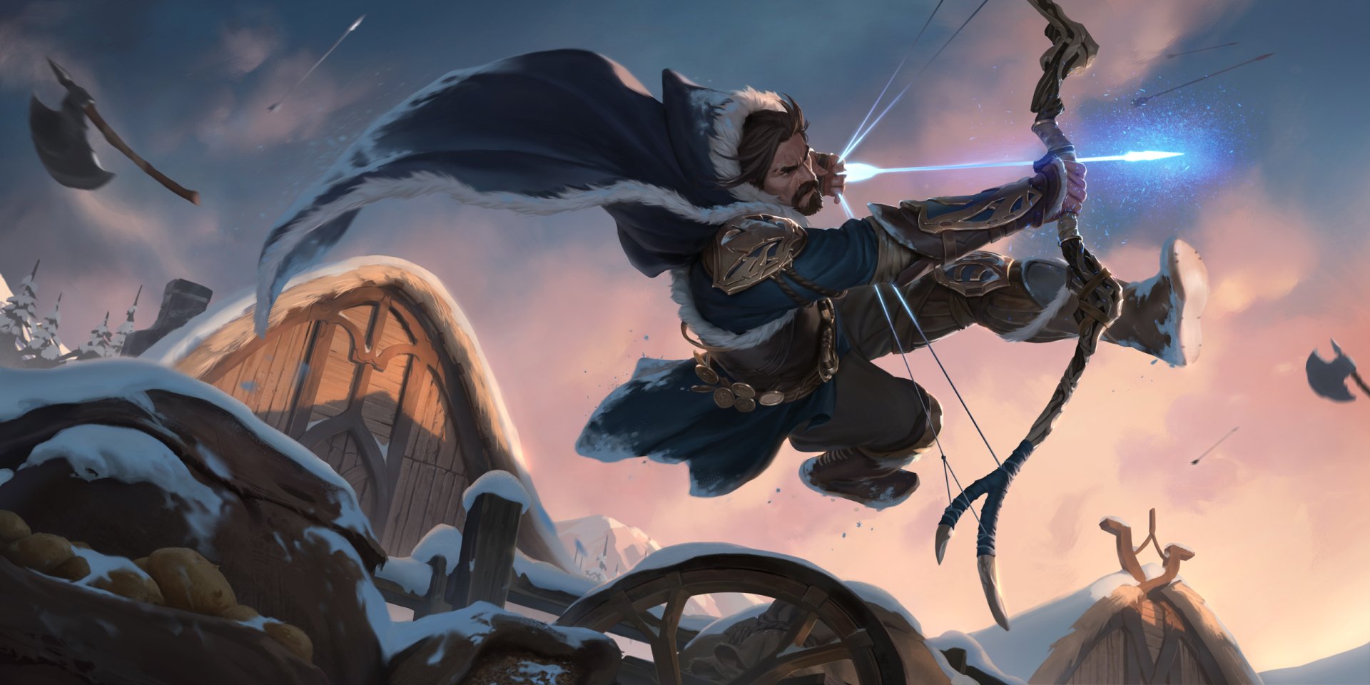 Download Freljord (League Of Legends) Archer Video Game Legends Of Runeterra HD Wallpaper by Monika Palosz