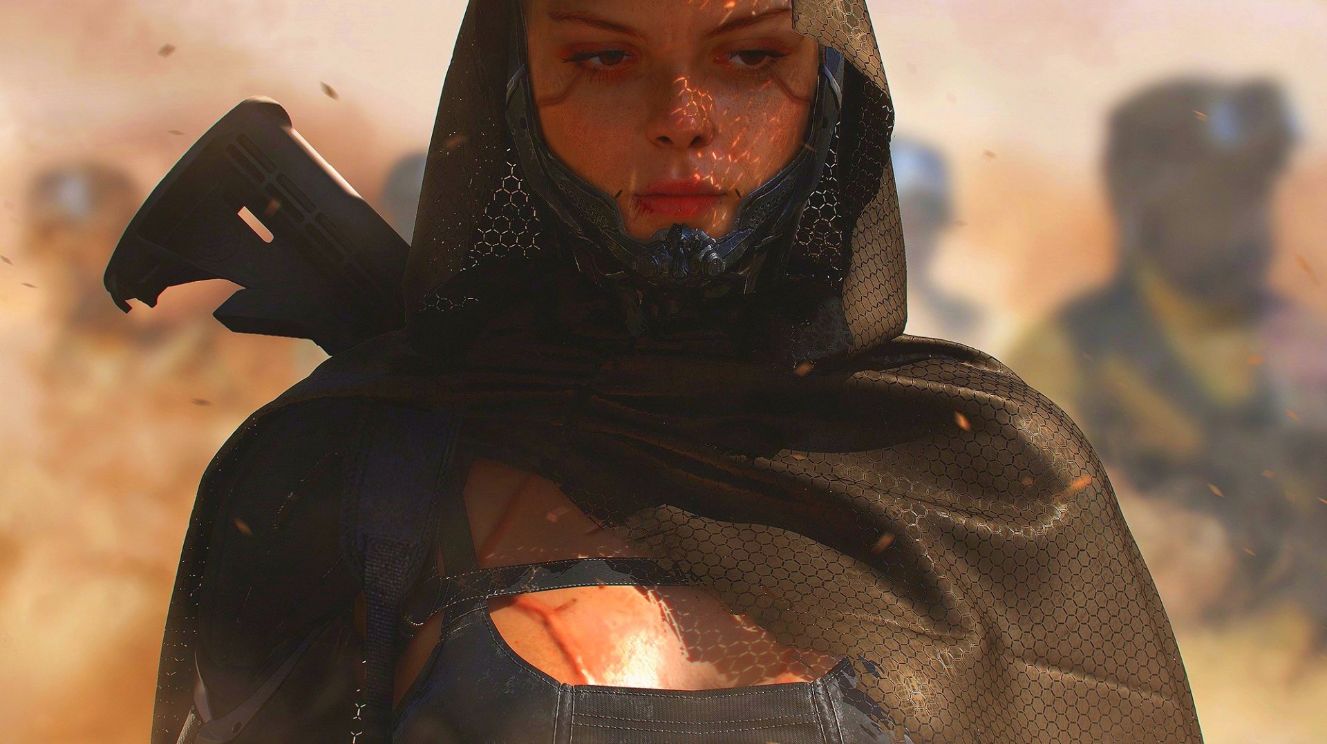 Download Sci Fi Woman HD Wallpaper by Soufiane Idrassi