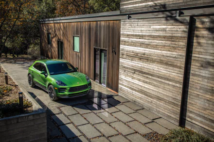 green car SUV car Porsche vehicle Porsche Macan S HD Desktop Wallpaper | Background Image