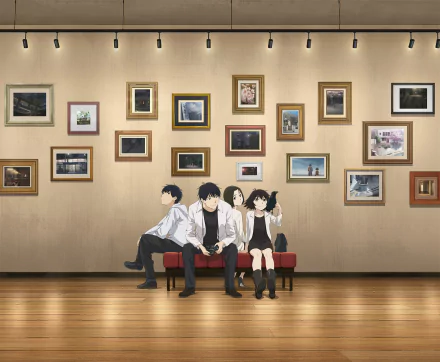 Rikuo Uozumi Haru Nonaka Shinako Morinome Rou Hayakawa Anime Sing &quot;Yesterday&quot; for Me HD Desktop Wallpaper | Background Image