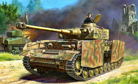 tank military Panzer IV HD Desktop Wallpaper | Background Image