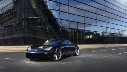 electric car black car car Hyundai vehicle Hyundai Prophecy HD Desktop Wallpaper | Background Image