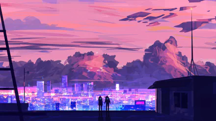 couple futuristic cityscape Sci Fi city sci fi city futuristic city HD Desktop Wallpaper | Background Image