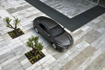 black car compact car car Toyota vehicle Toyota Camry HD Desktop Wallpaper | Background Image