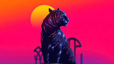 fantasy tiger HD Desktop Wallpaper | Background Image