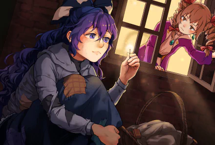 Joon Yorigami Shion Yorigami Anime Touhou HD Desktop Wallpaper | Background Image