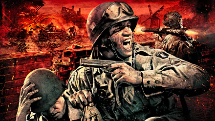  Soldier Brothers in Country Fields