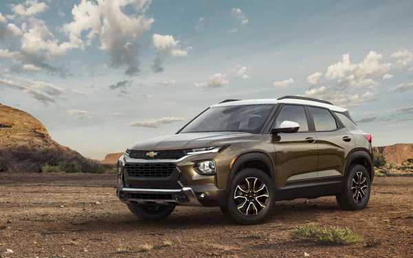 brown car SUV car Chevrolet vehicle Chevrolet TrailBlazer HD Desktop Wallpaper | Background Image
