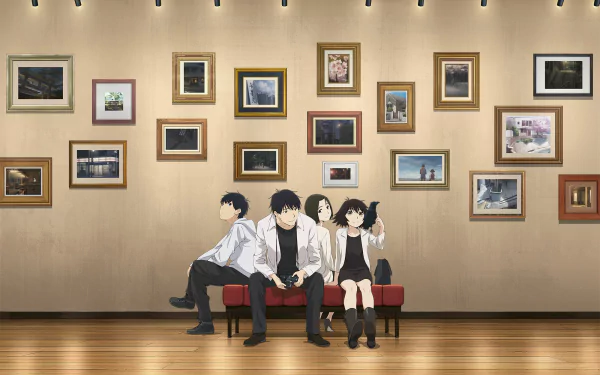 Rikuo Uozumi Haru Nonaka Shinako Morinome Rou Hayakawa Anime Sing &quot;Yesterday&quot; for Me HD Desktop Wallpaper | Background Image