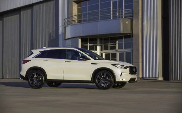 SUV white car car vehicle Infiniti QX50 HD Desktop Wallpaper | Background Image