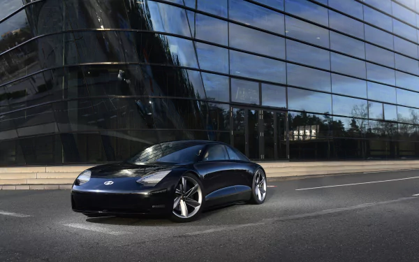 electric car black car car Hyundai vehicle Hyundai Prophecy HD Desktop Wallpaper | Background Image