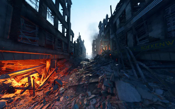 devastation Battefield V video game Battlefield V HD Desktop Wallpaper | Background Image