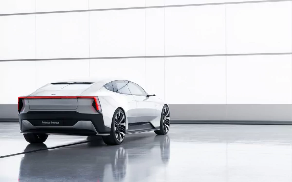 white car concept car electric car car Polestar vehicle Polestar Precept Concept HD Desktop Wallpaper | Background Image