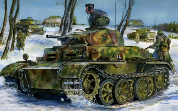 tank military Panzer II HD Desktop Wallpaper | Background Image