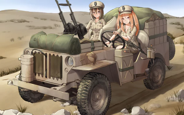 Anime military military anime HD Desktop Wallpaper | Background Image