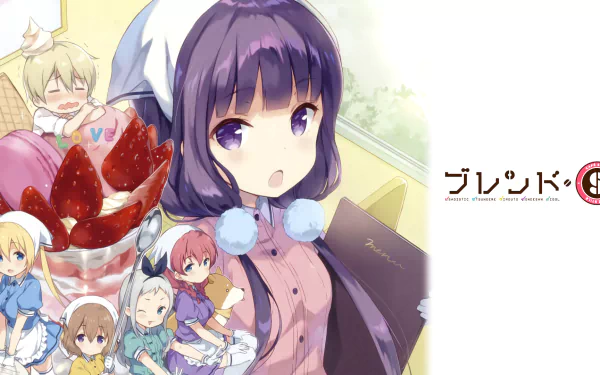 Dino (Blend S) Miu Amano Kaho Hinata Mafuyu Hoshikawa Hideri Kanzaki Maika Sakuranomiya Anime Blend S HD Desktop Wallpaper | Background Image