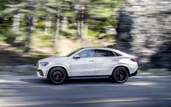 white car car SUV Mercedes-Benz vehicle Mercedes-AMG GLE 53 HD Desktop Wallpaper | Background Image