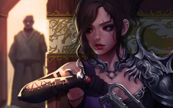 Fantasy Women Warrior Assassin HD Wallpaper | Background Image