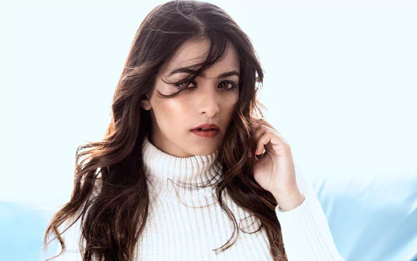 lipstick brown eyes brunette New Zealander actress Celebrity Latha Hegde HD Desktop Wallpaper | Background Image