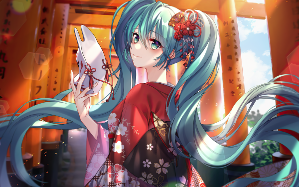 Anime Vocaloid Hatsune Miku HD Wallpaper | Background Image