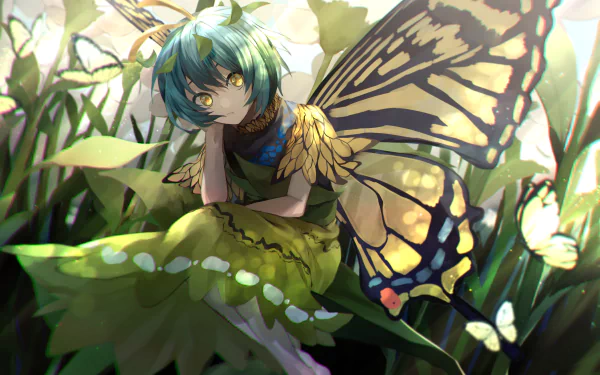 Eternity Larva Anime Touhou HD Desktop Wallpaper | Background Image
