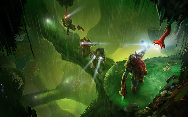video game Deep Rock Galactic HD Desktop Wallpaper | Background Image