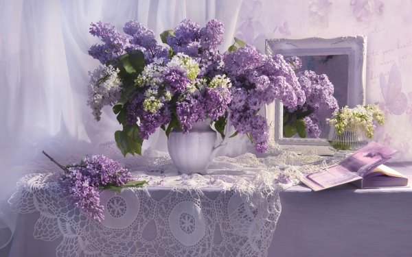 Photography Still Life Flower Lilac Purple Flower HD Wallpaper | Background Image