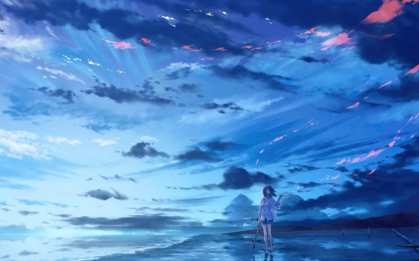 Anime sky Sky Anime HD Desktop Wallpaper | Background Image