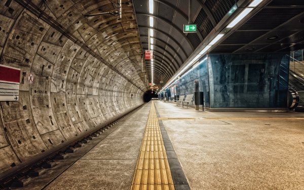 Man Made Train Station Subway HD Wallpaper | Background Image