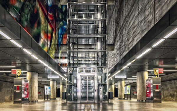  Chlodwigplatz Metro Railway Station, Cologne, Germany by Tama66
