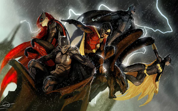 Cassandra Cain Tim Drake Kate Kane DC Comics Robin (DC Comics) Batwoman Comic Batman HD Desktop Wallpaper | Background Image