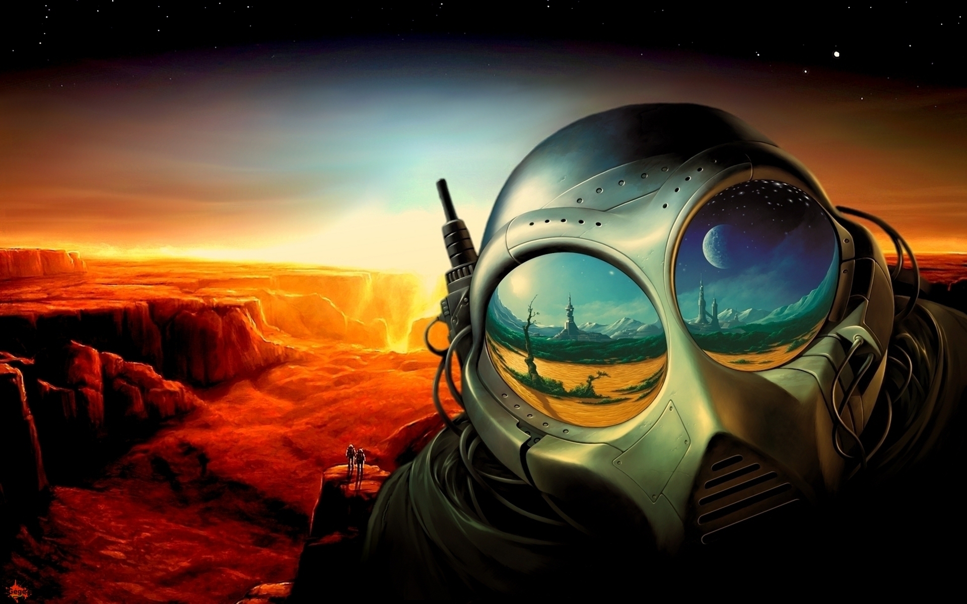 Sci Fi Alien Desktop Wallpaper