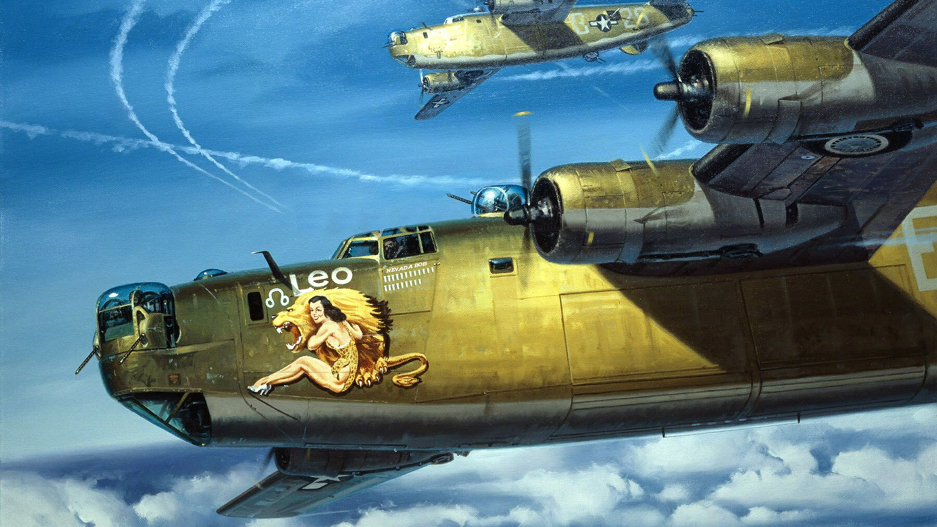 Desktop wallpaper featuring a military aircraft.