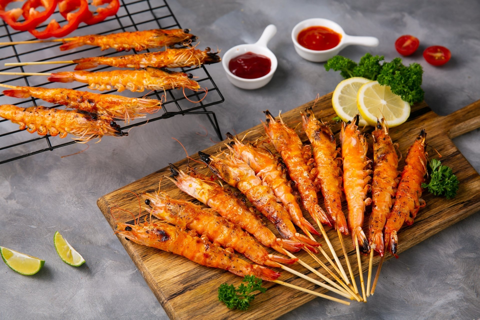 Food Shrimp HD Wallpaper