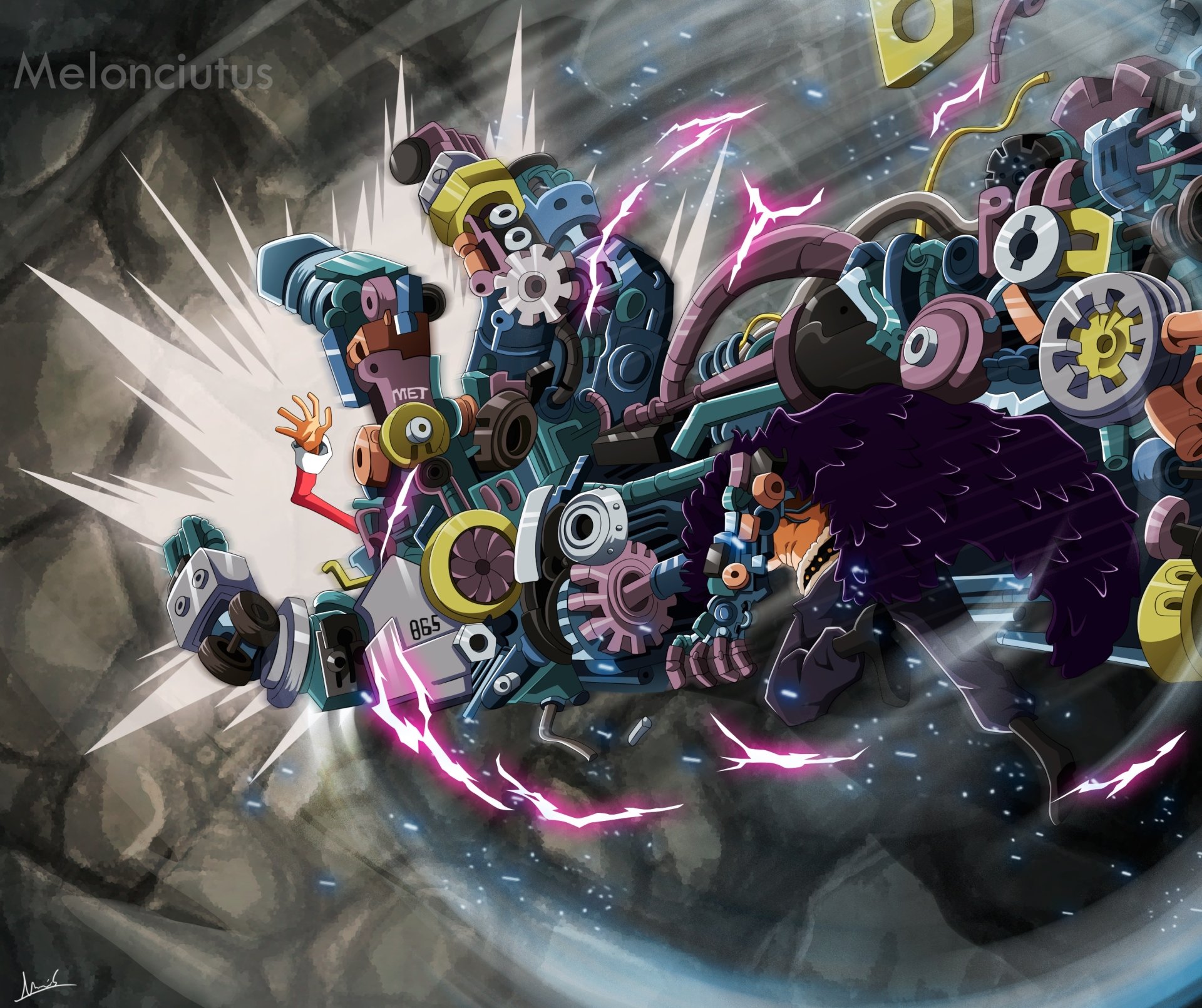 Download Eustass Kid Anime One Piece HD Wallpaper by Melonciutus