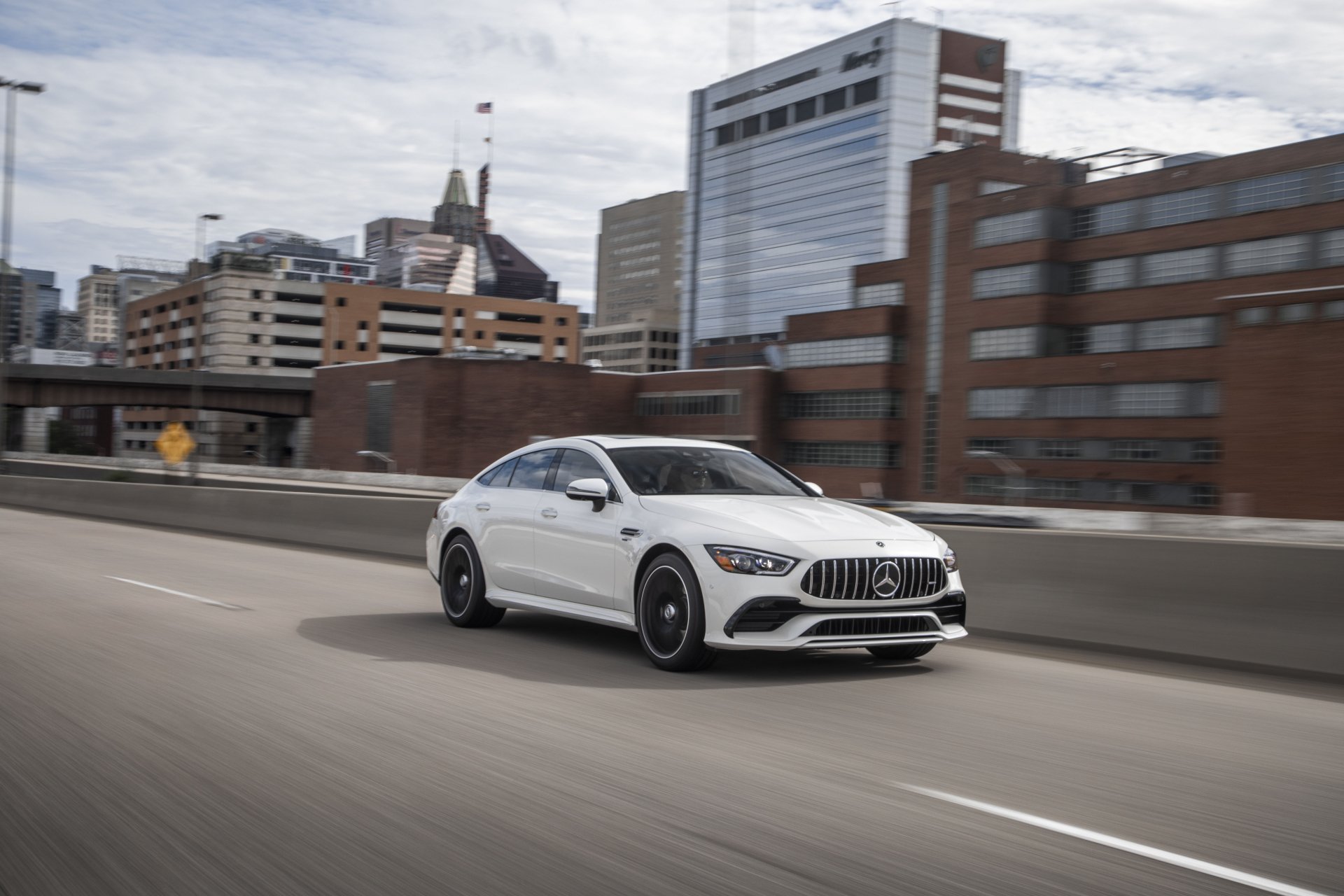 Download White Car Car Mercedes-AMG Mercedes-AMG GT 43 Vehicle Mercedes-AMG GT 4k Ultra HD Wallpaper