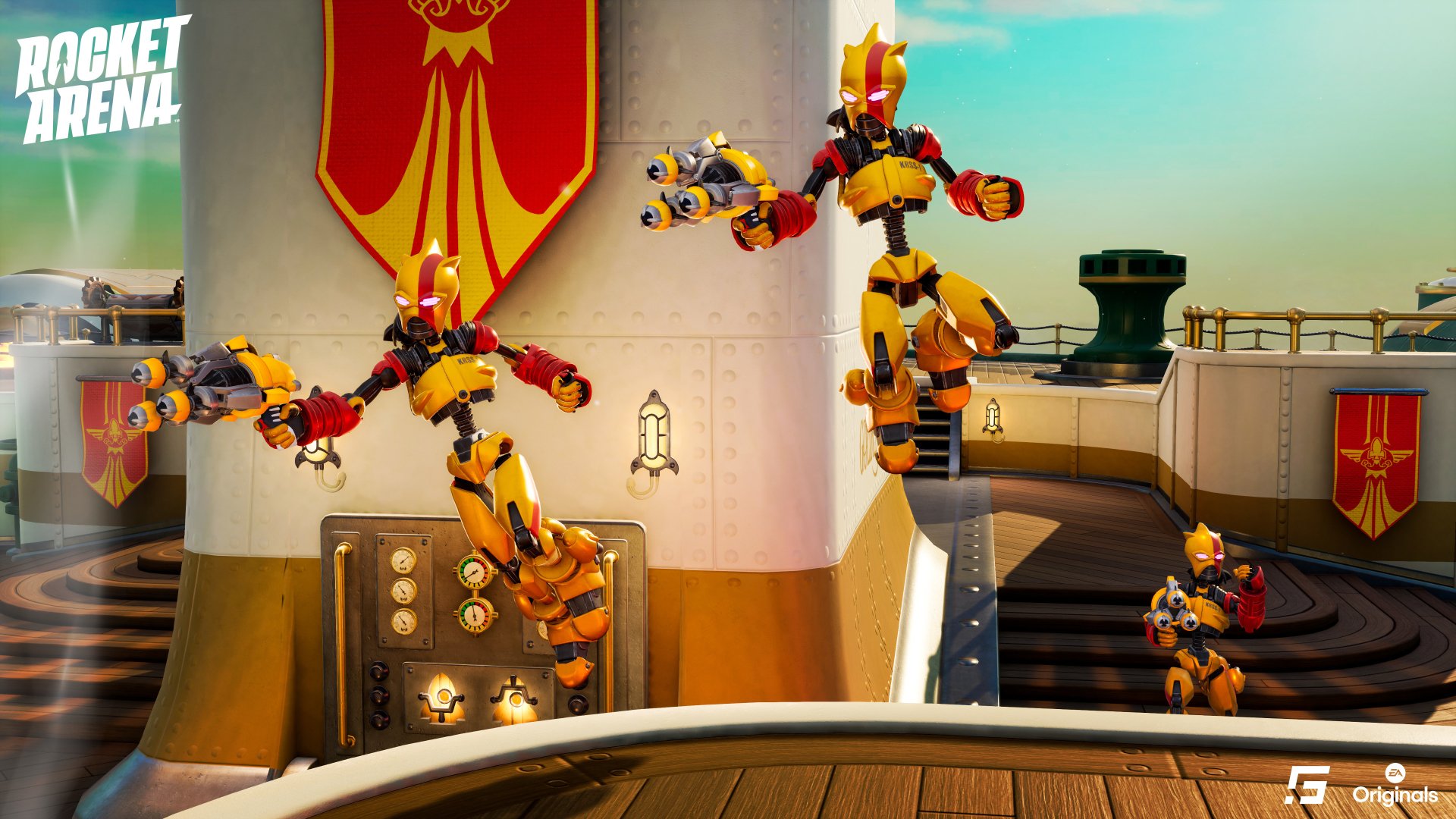 Download Video Game Rocket Arena 4k Ultra HD Wallpaper