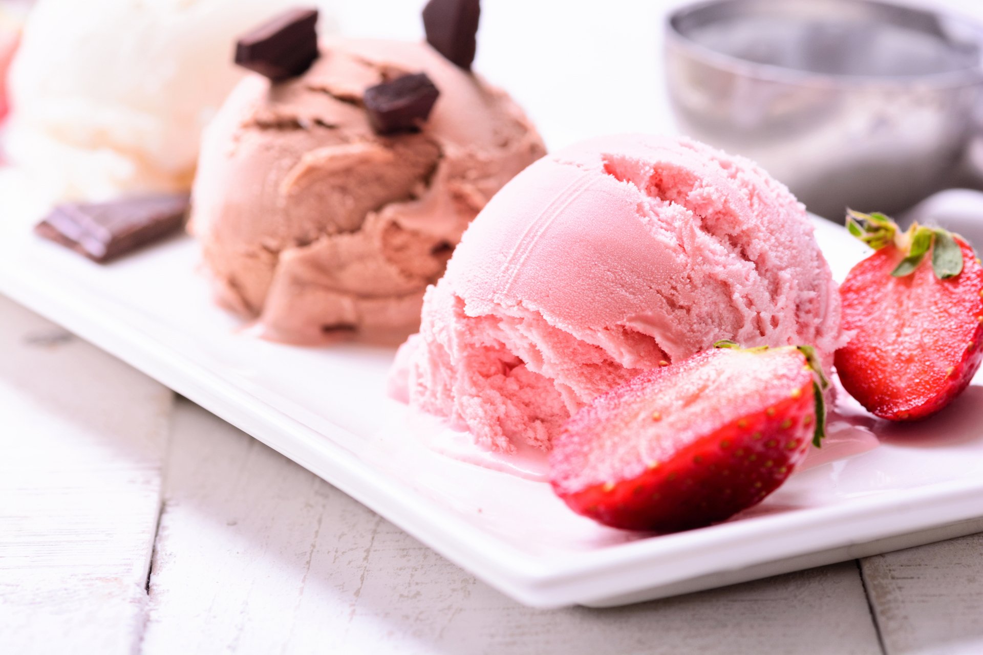 Download Strawberry Food Ice Cream 4k Ultra HD Wallpaper