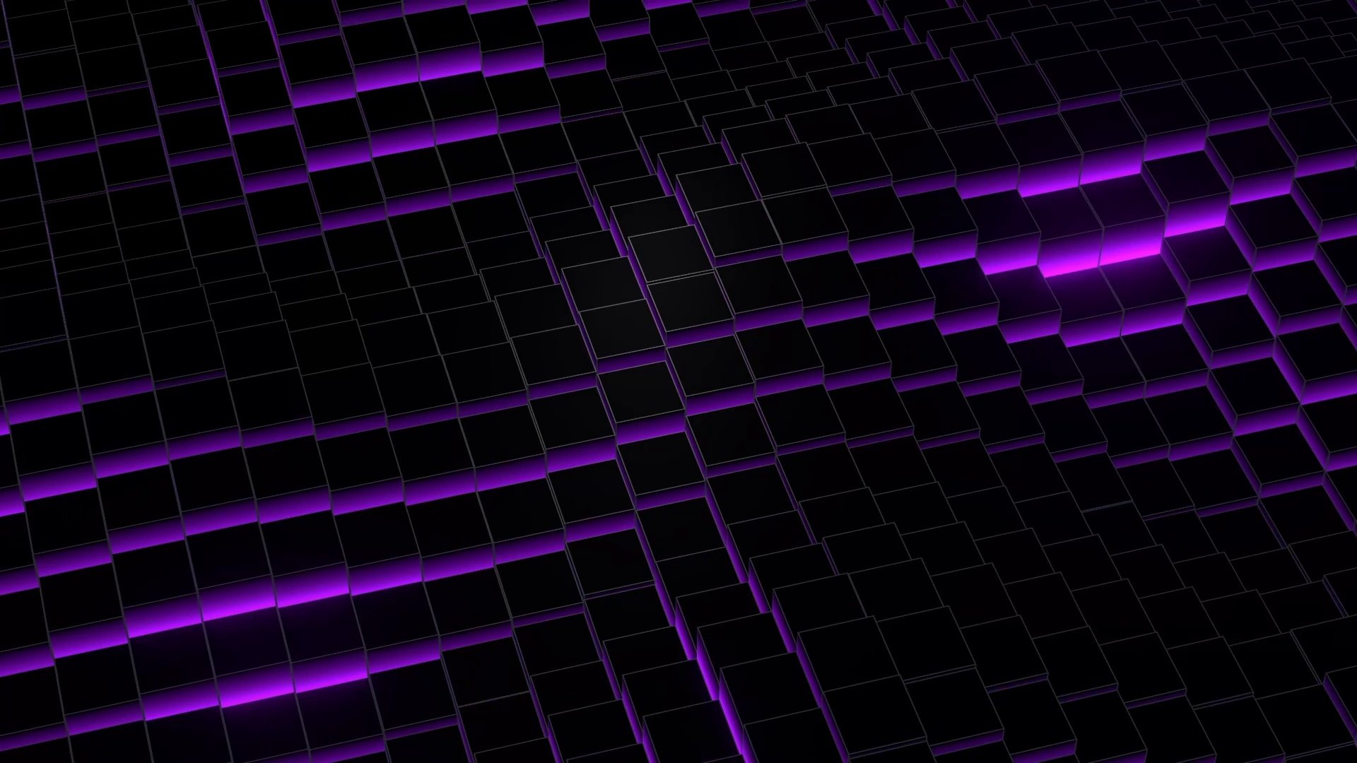 Download Pattern Purple Abstract Cube HD Wallpaper