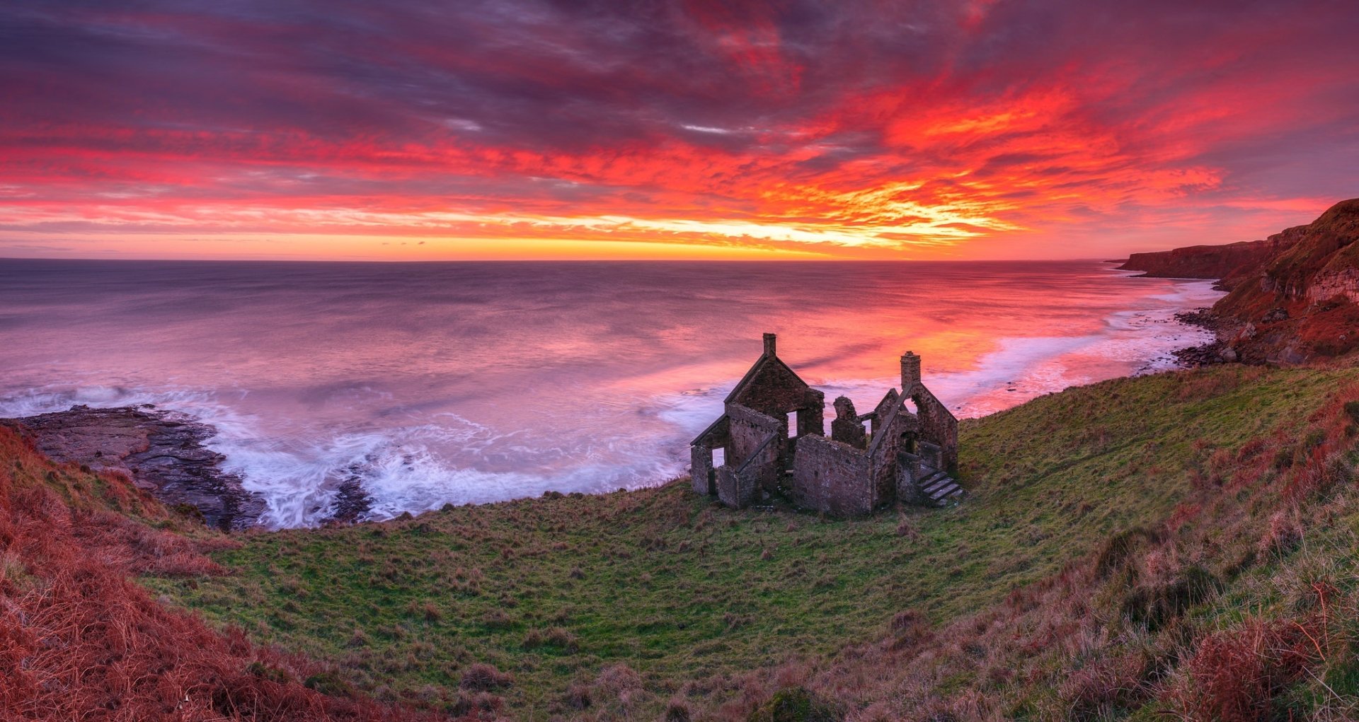 Download Scotland Man Made Ruin HD Wallpaper