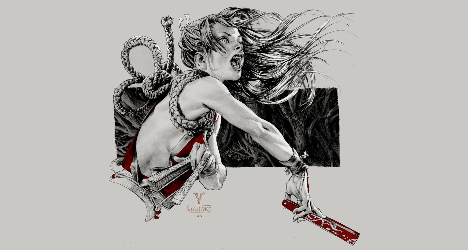 Download Mai Shiranui Video Game Fatal Fury HD Wallpaper by Geirrod Van Dyke