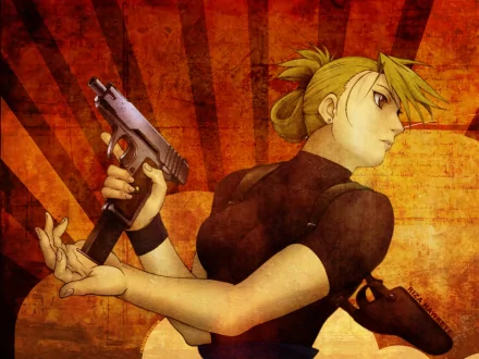 Riza Hawkeye Anime Fullmetal Alchemist HD Desktop Wallpaper | Background Image