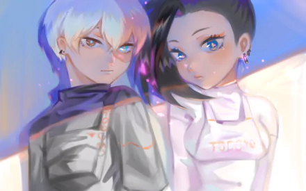 heterochromia Momo Yaoyorozu Shoto Todoroki Anime My Hero Academia HD Desktop Wallpaper | Background Image