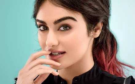 Bollywood actress Indian brunette face Celebrity Adah Sharma HD Desktop Wallpaper | Background Image