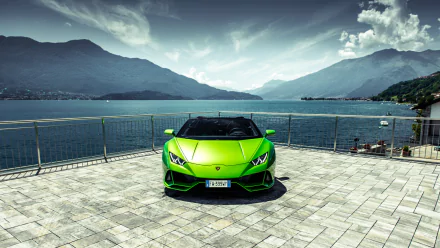 supercar green car car Lamborghini Lamborghini Huracan vehicle Lamborghini Huracan Evo HD Desktop Wallpaper | Background Image