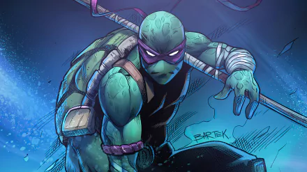 Donatello (TMNT) Comic Teenage Mutant Ninja Turtles HD Desktop Wallpaper | Background Image