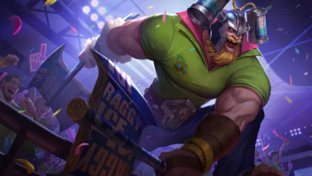 warrior Olaf (League Of Legends) video game League Of Legends HD Desktop Wallpaper | Background Image