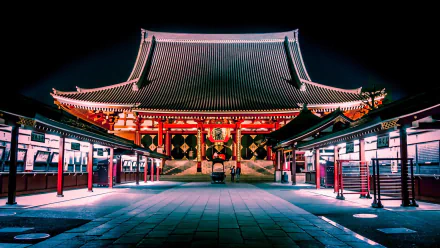 Tokyo temple Japan religious Sensō-ji HD Desktop Wallpaper | Background Image